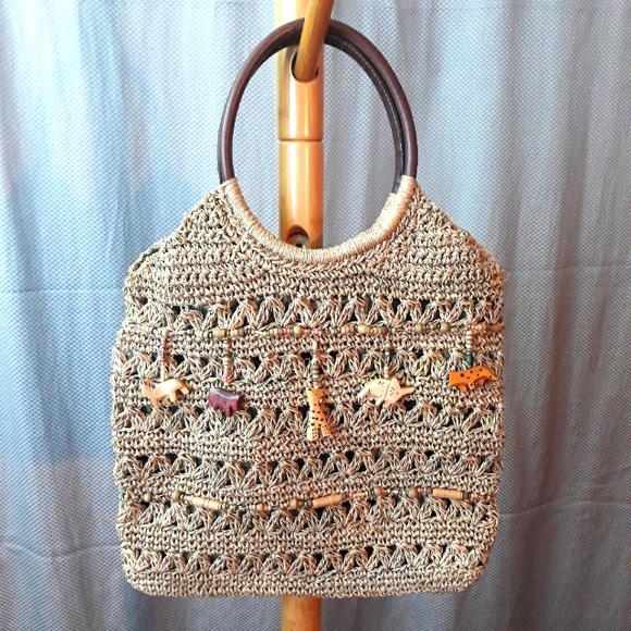 Capelli of New York Handbags - Cappelli Straworld Safari Handbag